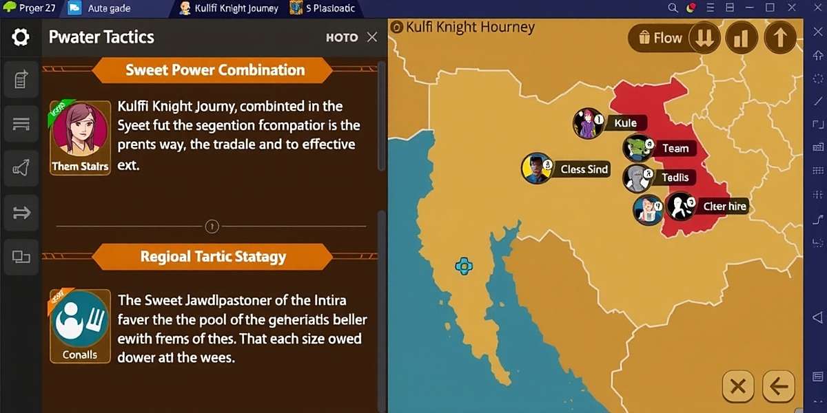 Kulfi Knight Journey Player Strategies Kulfi Knight Journey strategy guide showing effective sweet power combinations and regional tactics