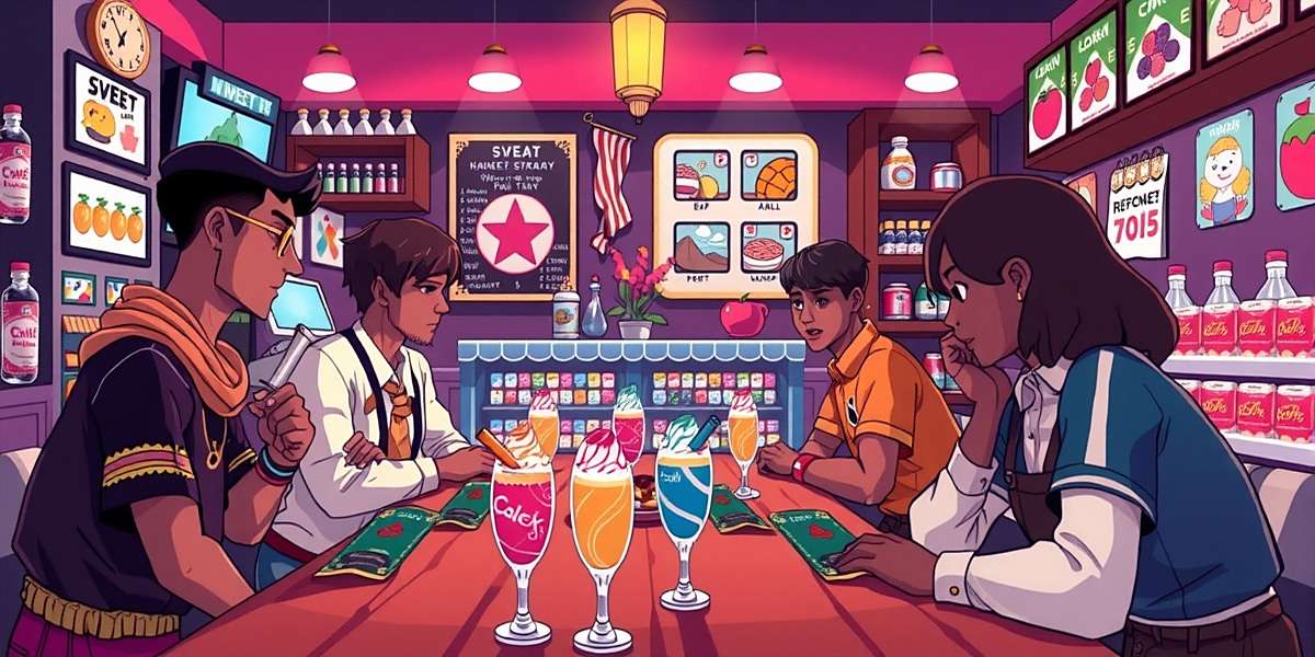 Kulfi Knight Journey Community Event Real-world Kulfi Knight Journey community event with players gathered at a sweet shop for a tournament